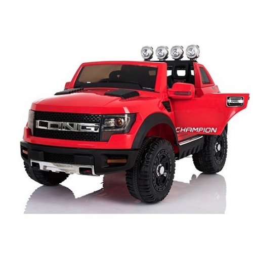 Auto na akumulator  JEEP LONG RANGER  Czerwony BBH-1388